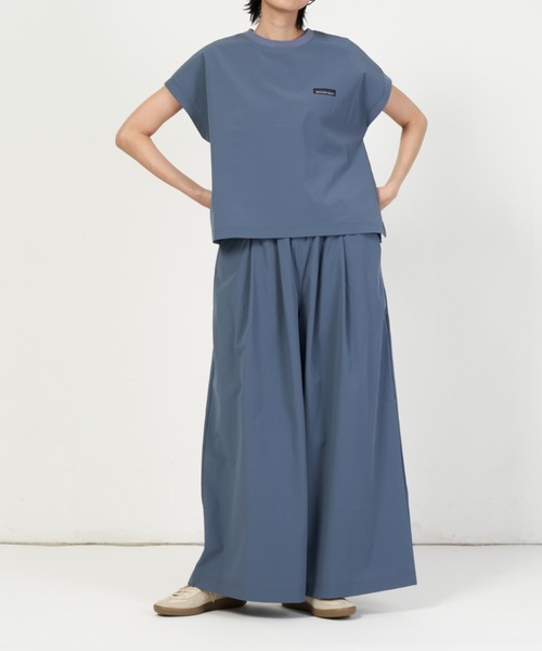 THOUSAND MILE(サウザンドマイル)の「FRENCH SLEEVE SHIRT & LONG PANTS SET(その他トップス・レディース・ブラック/グレー系その他/オリーブ/オレンジ・FREE)」の3枚目の写真