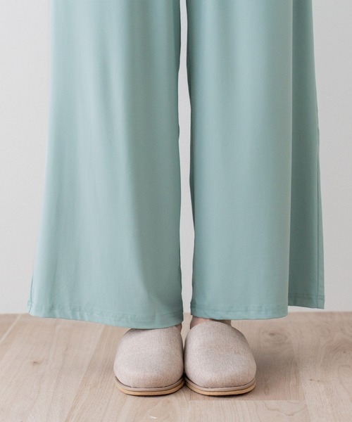 VitaFelice（ヴィータフェリーチェ）の「フローズンスムースルームウェア 上下セット（ルームウェア/パジャマ・レディース・グレー/スカイブルー/チャコール/グリーン系その他・FREE）」の17枚目の写真