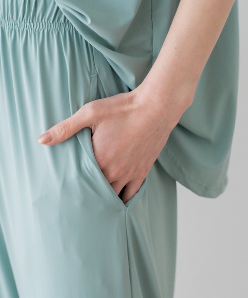 VitaFelice（ヴィータフェリーチェ）の「フローズンスムースルームウェア 上下セット（ルームウェア/パジャマ・レディース・グレー/スカイブルー/チャコール/グリーン系その他・FREE）」の18枚目の写真