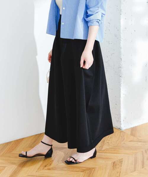 F by ROSSO（エフバイロッソ）の「F by ROSSO　ウォッシャブルフレアスカート（スカート・レディース・カーキ/ブラック・FREE）」の9枚目の写真