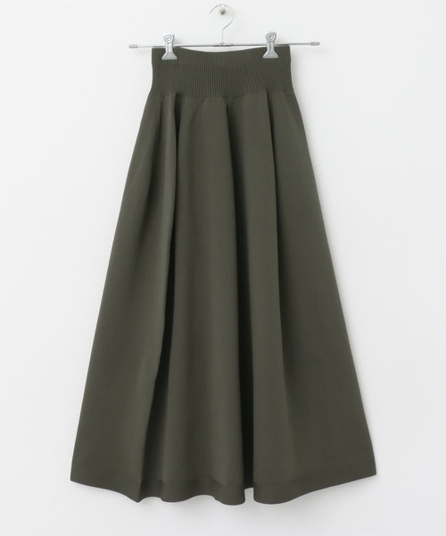 F by ROSSO（エフバイロッソ）の「F by ROSSO　ウォッシャブルフレアスカート（スカート・レディース・カーキ/ブラック・FREE）」の19枚目の写真