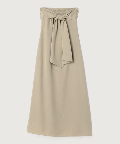 美品　anuans フレールベアワンピース （BEIGE）　M anuans（アニュアンス）の「フレールベアワンピース（ワンピース