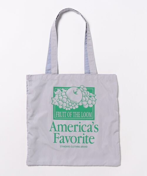 Donnaruma（ドンナルンマ）の「「FRUIT OF THE LOOM」GRAPHIC TOTE BAG（トートバッグ・レディース・ラベンダー/イエロー/ミント/ピンク/アイボリー・FREE）」の4枚目の写真