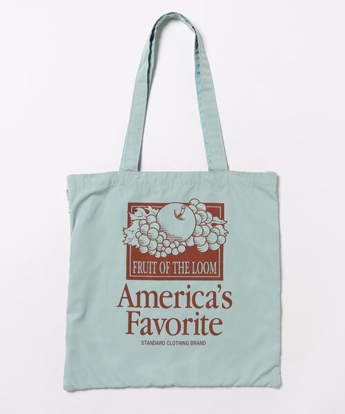 Donnaruma（ドンナルンマ）の「「FRUIT OF THE LOOM」GRAPHIC TOTE BAG（トートバッグ・レディース・ラベンダー/イエロー/ミント/ピンク/アイボリー・FREE）」の3枚目の写真