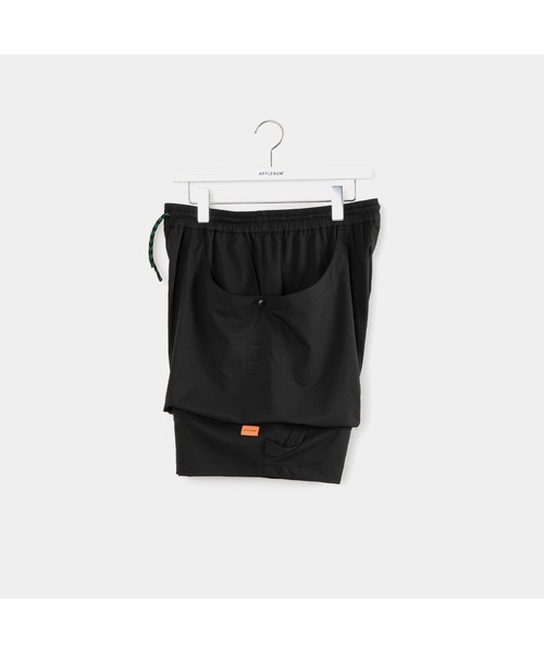 APPLEBUM（アップルバム）の「Side Pocket Active Shorts（その他パンツ・メンズ・ブラック/オリーブ・MEDIUM/LARGE/X-LARGE）」の7枚目の写真