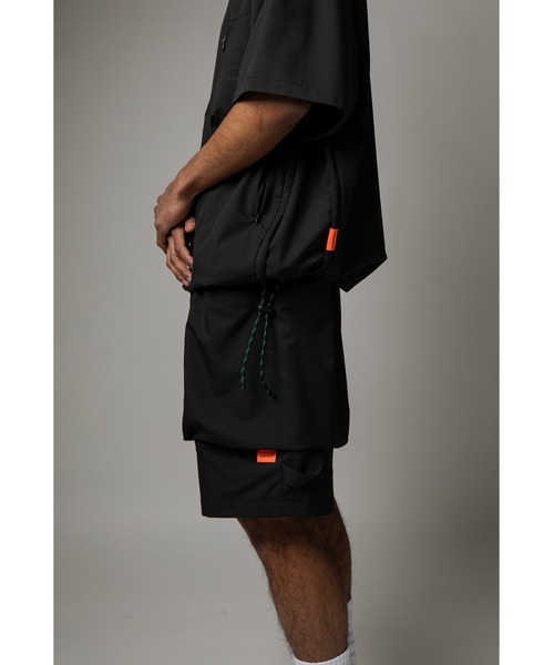 APPLEBUM（アップルバム）の「Side Pocket Active Shorts（その他パンツ・メンズ・ブラック/オリーブ・MEDIUM/LARGE/X-LARGE）」の5枚目の写真