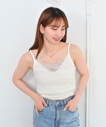 チュールシアーキャミソール