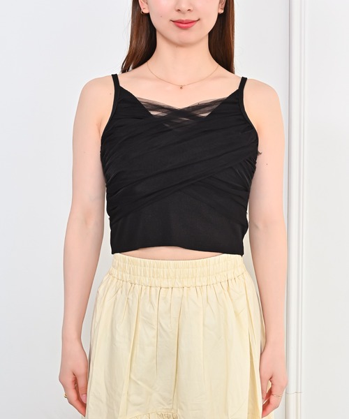 セール】チュールシアーキャミソール（キャミソール）｜Alite cloth