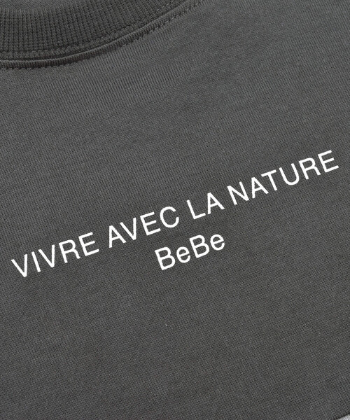 BeBe（ベベ）の「【吸水速乾】上下配色サイドポケット半袖BIGTシャツ(90~150cm)（Tシャツ/カットソー・キッズ・ブルー/グレー・140cm/150cm/110cm/120cm/130cm/100cm/90cm）」の16枚目の写真