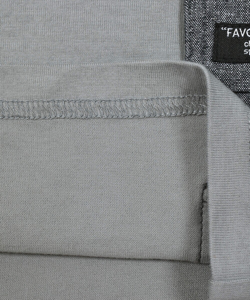 BeBe（ベベ）の「【吸水速乾】上下配色サイドポケット半袖BIGTシャツ(90~150cm)（Tシャツ/カットソー・キッズ・ブルー/グレー・140cm/150cm/110cm/120cm/130cm/100cm/90cm）」の19枚目の写真