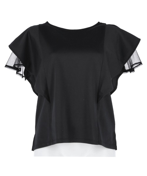 チュールレイヤードトップス（Tシャツ/カットソー）｜coca（coca