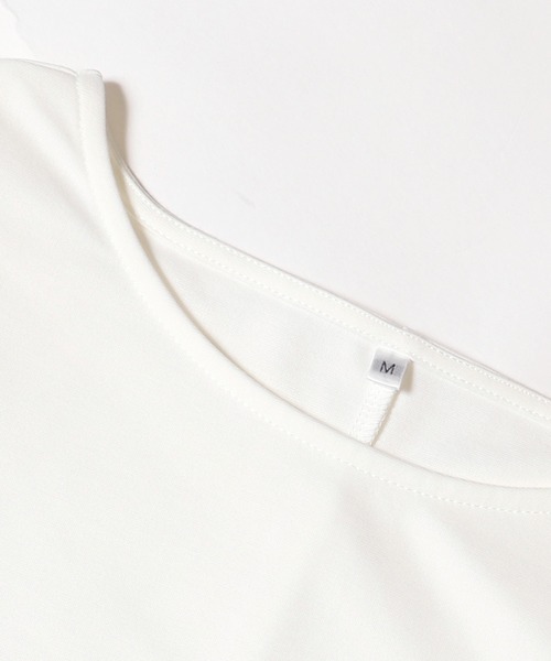 coca(coca)(コカ)の「チュールレイヤードトップス(Tシャツ/カットソー・レディース・ホワイト/ブラック・L/M)」の10枚目の写真