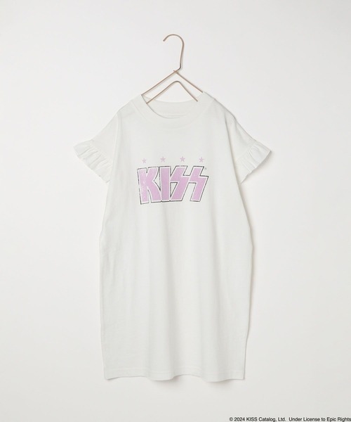 一蹴出品 LOWRYS FARM（ローリーズファーム）の「リメイクKISSフリルT
