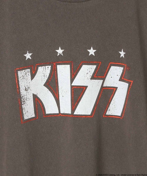 LOWRYS FARM（ローリーズファーム）の「リメイクKISSフリルT