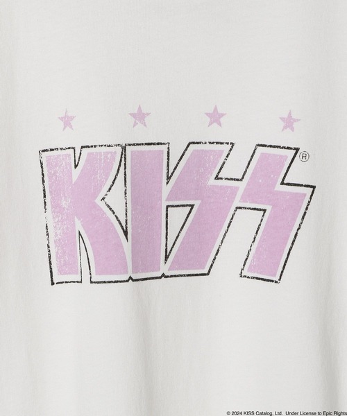 LOWRYS FARM（ローリーズファーム）の「リメイクKISSフリルT