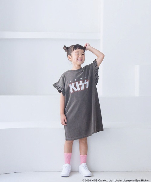LOWRYS FARM（ローリーズファーム）の「リメイクKISSフリルT