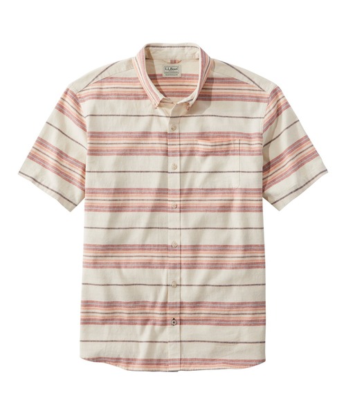 バックヤード・バーベキュー・シャツ、トラディショナル・フィット 半袖 ストライプ 米国フィット・レギュラー（シャツ/ブラウス）｜L.L.Bean（エルエルビーン）
