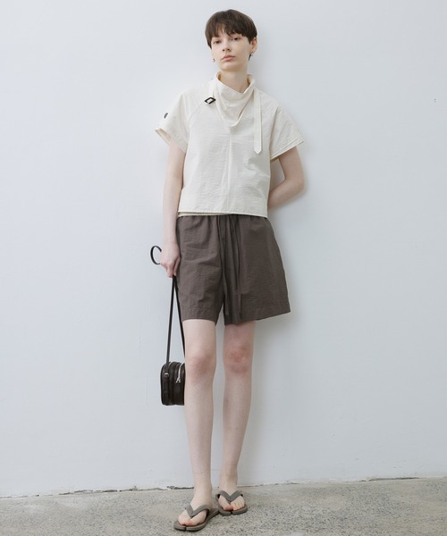 tageechita（タジチタ）の「【tageechita】パネル切替 スタンドカラーラグランシャツ（シャツ/ブラウス・レディース・アイボリー・S/M/L）」の19枚目の写真