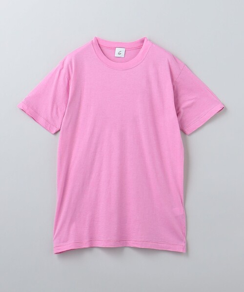 6(ROKU)＞コットンカシミヤ ベーシック 25SS Tシャツ