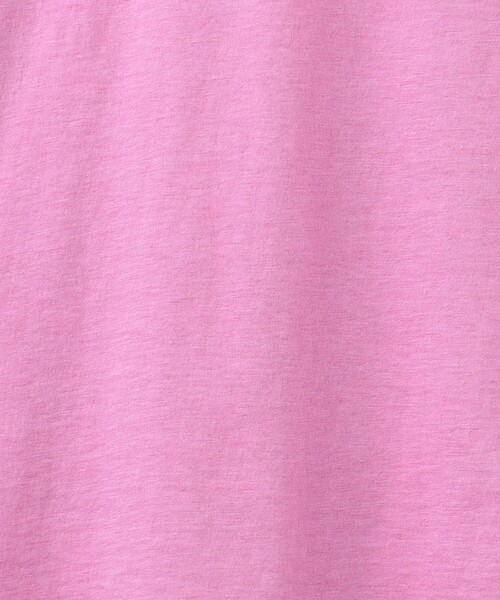 6(ロク)の「<6(ROKU)>コットンカシミヤ ベーシック Tシャツ(Tシャツ/カットソー・レディース・ピンク/ホワイト/ブラック・FREE)」の9枚目の写真