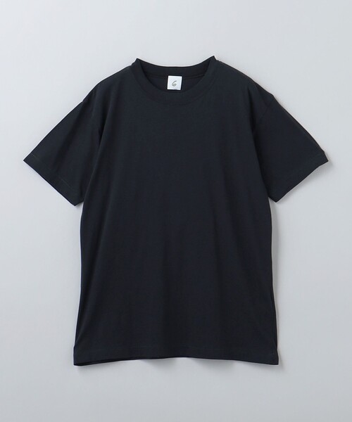 6（ロク）の「＜6(ROKU)＞コットンカシミヤ ベーシック Tシャツ