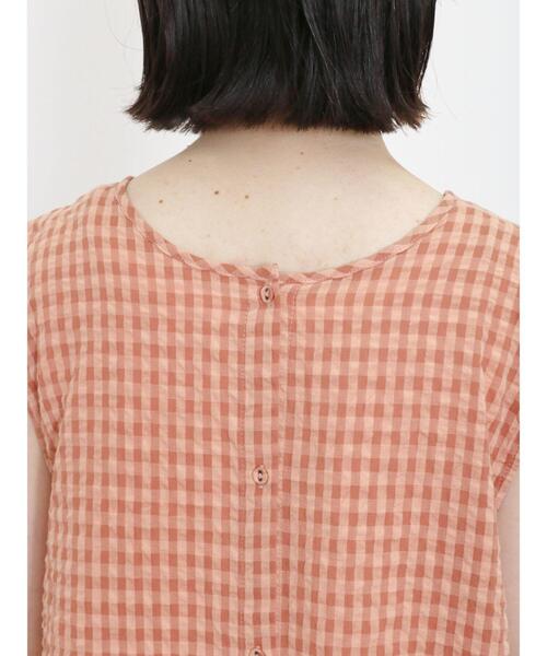 Samansa Mos2(サマンサ モスモス)の「◎ギンガムチェックワンピース(ワンピース・レディース・ブラック/ブラウン/ブルー/オレンジ・F)」の19枚目の写真