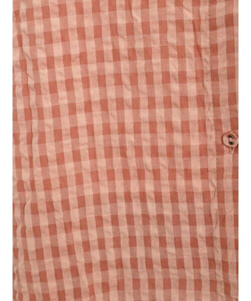 Samansa Mos2(サマンサ モスモス)の「◎ギンガムチェックワンピース(ワンピース・レディース・ブラック/ブラウン/ブルー/オレンジ・F)」の12枚目の写真