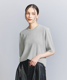 BEAUTY&YOUTH UNITED ARROWS | ハーフミラノ ショートスリーブ ニットプルオーバー -ウォッシャブル-(ニット/セーター)