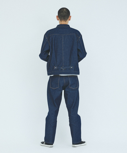 JOURNAL STANDARD（ジャーナルスタンダード）の「デニムストレート LOT200（デニムパンツ・メンズ・ブラック/ネイビー/コバルトブルー・SMALL/MEDIUM/LARGE）」の6枚目の写真