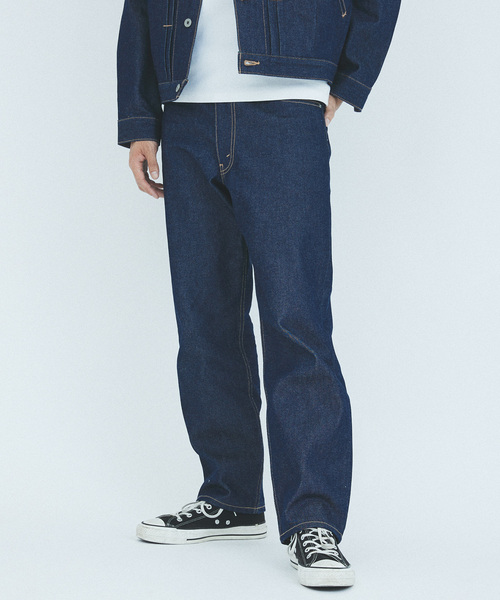 JOURNAL STANDARD（ジャーナルスタンダード）の「デニムストレート LOT200（デニムパンツ・メンズ・ブラック/ネイビー/コバルトブルー・SMALL/MEDIUM/LARGE）」の7枚目の写真