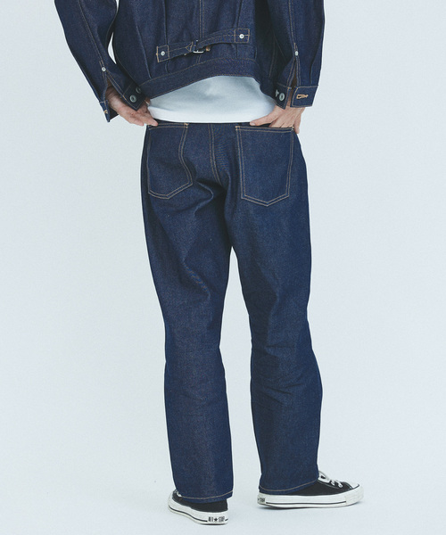 JOURNAL STANDARD（ジャーナルスタンダード）の「デニムストレート LOT200（デニムパンツ・メンズ・ブラック/ネイビー/コバルトブルー・SMALL/MEDIUM/LARGE）」の9枚目の写真