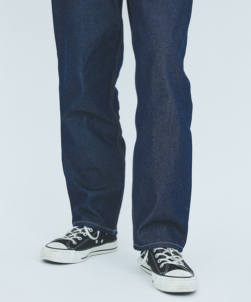 JOURNAL STANDARD（ジャーナルスタンダード）の「デニムストレート LOT200（デニムパンツ・メンズ・ブラック/ネイビー/コバルトブルー・SMALL/MEDIUM/LARGE）」の12枚目の写真