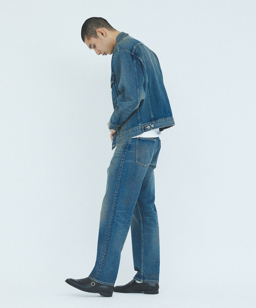 JOURNAL STANDARD（ジャーナルスタンダード）の「デニムストレート LOT200（デニムパンツ・メンズ・ブラック/ネイビー/コバルトブルー・SMALL/MEDIUM/LARGE）」の16枚目の写真