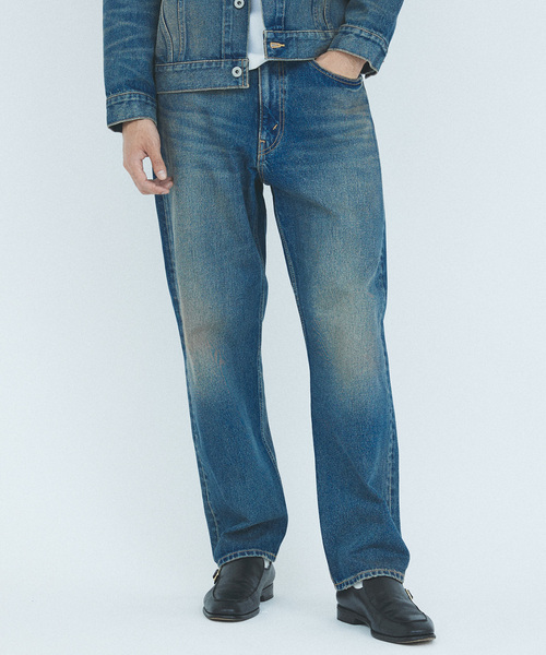 JOURNAL STANDARD（ジャーナルスタンダード）の「デニムストレート LOT200（デニムパンツ・メンズ・ブラック/ネイビー/コバルトブルー・SMALL/MEDIUM/LARGE）」の18枚目の写真