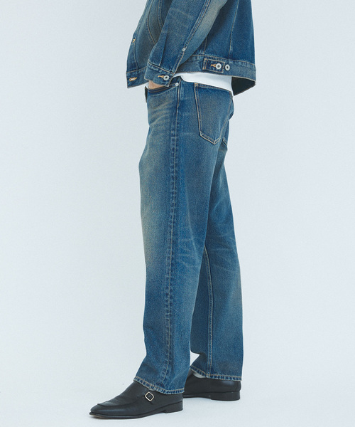 JOURNAL STANDARD（ジャーナルスタンダード）の「デニムストレート LOT200（デニムパンツ・メンズ・ブラック/ネイビー/コバルトブルー・SMALL/MEDIUM/LARGE）」の19枚目の写真