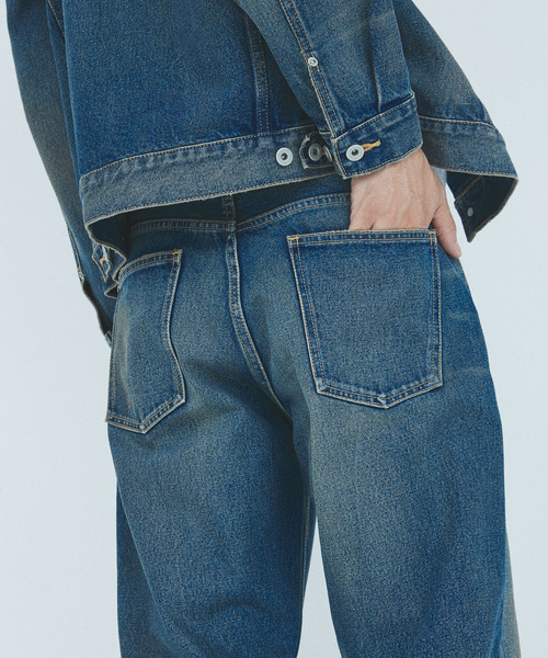 JOURNAL STANDARD（ジャーナルスタンダード）の「デニムストレート LOT200（デニムパンツ・メンズ・ブラック/ネイビー/コバルトブルー・SMALL/MEDIUM/LARGE）」の22枚目の写真