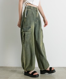 OLIVE des OLIVE | デニムカーゴパンツ　1042020020(デニムパンツ)