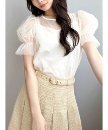 RESEXXY | チュール半袖ブラウス(シャツ/ブラウス)