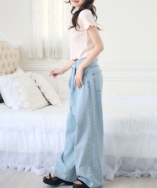 セール】チュールドッキングメロウCT（Tシャツ/カットソー）｜ems