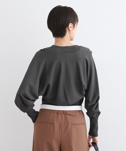 INDIVI（インディヴィ）の「◆【2点セット】ボレロ＆ノースリーブ レイヤードセット（アンサンブル・レディース・ベージュ/チャコールグレー/ブルー・13/38/05/15 ）」の19枚目の写真