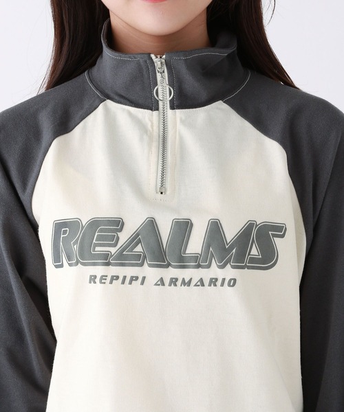 repipi armario（レピピ アルマリオ）の「☆セットアイテム☆ラグランセットアップ（セットアップ・キッズ・グレー/サックスブルー/アイボリー・LARGE/MEDIUM/SMALL）」の10枚目の写真