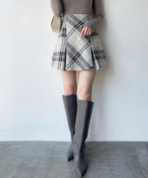 SNIDEL | ロービングチェックミニスカート(スカート)