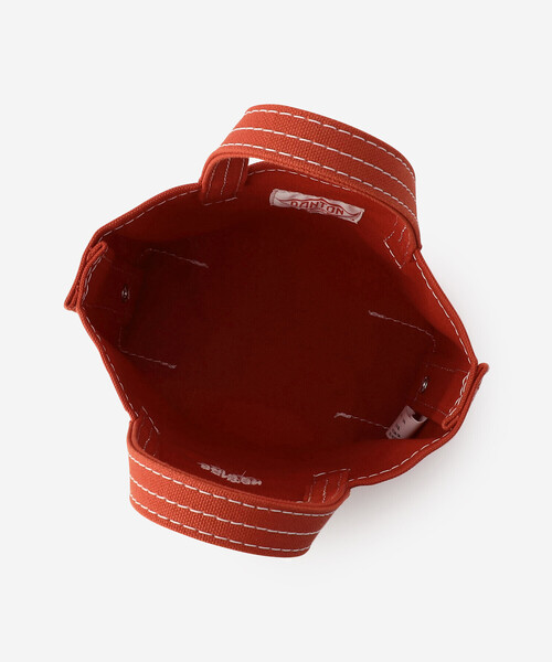 DANTON（ダントン）の「DANTON | キャンバストート VOSGES PETIT（トートバッグ・レディース・アイボリー/ダークグレー/イエロー・-）」の6枚目の写真