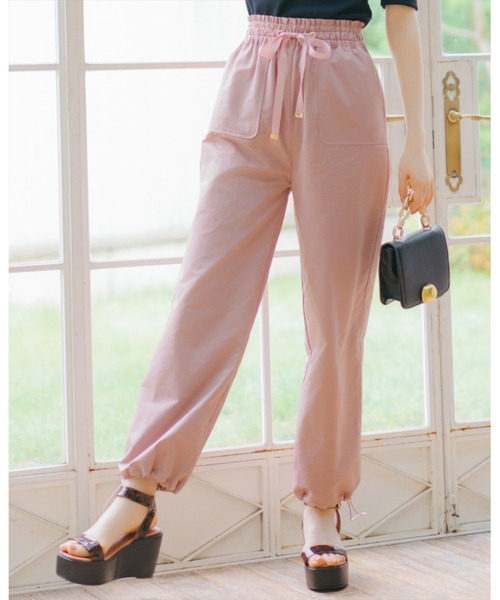 WILLSELECTION(ウィルセレクション)の「ウエストリボンカーゴパンツ(その他パンツ・レディース・ピンクベージュ/ブラック/ピンク・SMALL/MEDIUM)」の3枚目の写真