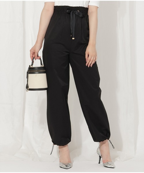 WILLSELECTION(ウィルセレクション)の「ウエストリボンカーゴパンツ(その他パンツ・レディース・ピンクベージュ/ブラック/ピンク・SMALL/MEDIUM)」の2枚目の写真