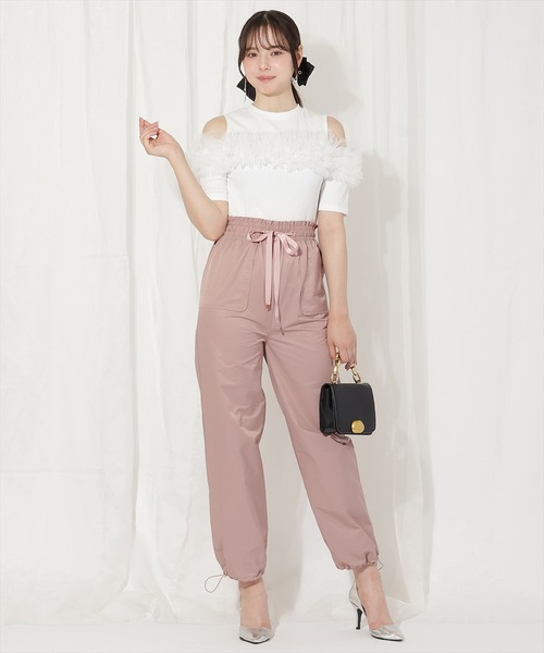 WILLSELECTION(ウィルセレクション)の「ウエストリボンカーゴパンツ(その他パンツ・レディース・ピンクベージュ/ブラック/ピンク・SMALL/MEDIUM)」の17枚目の写真