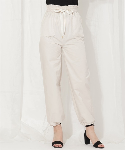 WILLSELECTION(ウィルセレクション)の「ウエストリボンカーゴパンツ(その他パンツ・レディース・ピンクベージュ/ブラック/ピンク・SMALL/MEDIUM)」の4枚目の写真