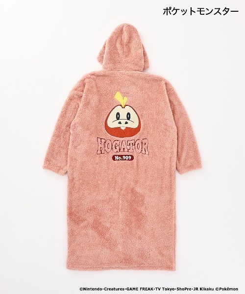 ポケットモンスター（ポケットモンスター）の「【完売】「ポケットモンスター」 ポケモン ルームウェア ガウン 着る毛布 ロング フード（ガウン/バスローブ・メンズ・サックスブルー/レッド・L/M）」の2枚目の写真