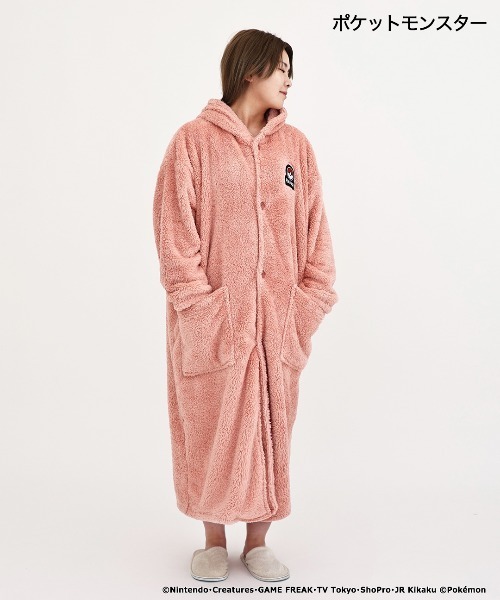 ポケットモンスター（ポケットモンスター）の「【完売】「ポケットモンスター」 ポケモン ルームウェア ガウン 着る毛布 ロング フード（ガウン/バスローブ・メンズ・サックスブルー/レッド・L/M）」の11枚目の写真