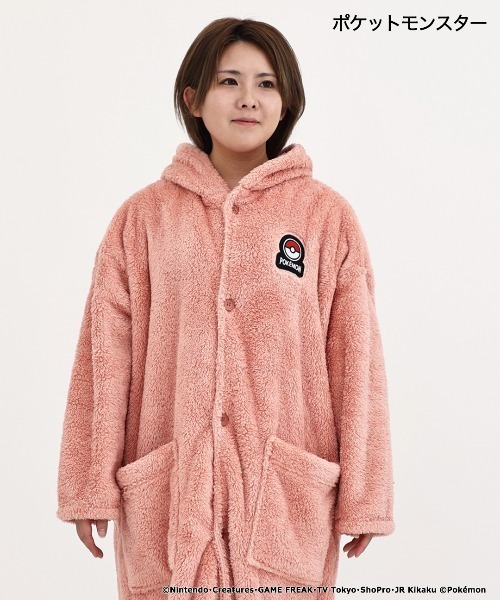 ポケットモンスター（ポケットモンスター）の「【完売】「ポケットモンスター」 ポケモン ルームウェア ガウン 着る毛布 ロング フード（ガウン/バスローブ・メンズ・サックスブルー/レッド・L/M）」の13枚目の写真